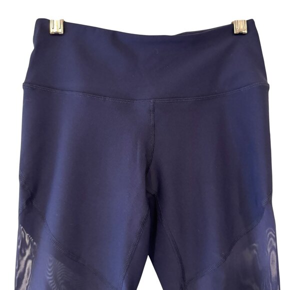 NWT! 90' Degree By Reflex Black Label Women's Navy Blue Leggings Size XS - Picture 3 of 12